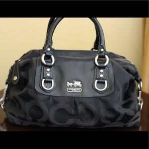 Authentic Coach Handbag with detachable strap
